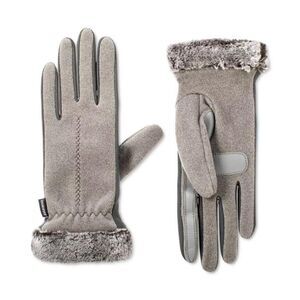 Isotoner Heather Women's Lined Recycled Stretch Fleece Water Repellent G…